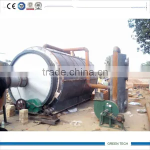 10-12tpd Waste Tyre Refining Machine Making Pyrolysis Oil thumbnail-5