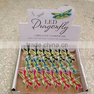 Led Fiber Optic Dragonfly Light Led Dragonfly Light Garden Decoration Dragonfly Light Spring Dragonfly Night Light thumbnail-2