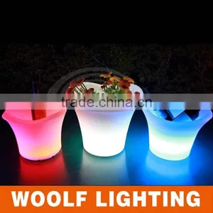 WOOLF Led Furniture From China Waterproof Led High Ice Bucket Bar Table Furniture Supplier thumbnail-2