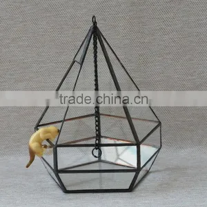 Micro Indoor Deocr Landscape Vase Hanging Geometric Glass Terrarium thumbnail-1