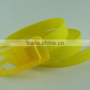 HOT SALE COLORFUL SILICONE BELT, RUBBER LADY BELT, ADULT BELT thumbnail-5
