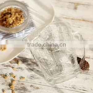 New Glass Measuring Cup Embossed Glass Measuring Cup thumbnail-2