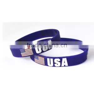 Custom Hand Bracelet Silicone Wristband Rubber Bracelet Silicone Rubber Wristband thumbnail-1
