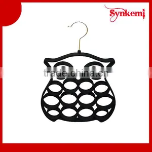 China Velvet Retail Scarf Hanger Black thumbnail-1