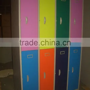 Hasp Lock 8 Doors Wardrobe Lockers Colourful 6 Doors Metal Wardrobe Lockers thumbnail-1