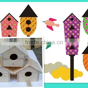 Rural Bird's Nest Bird Houses Wooden Starling-house - Home for Birds thumbnail-1