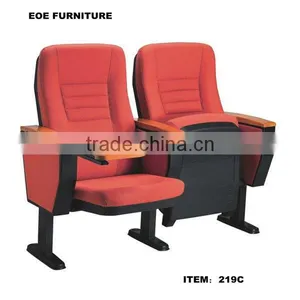 Red Folding Conference Hall Chair 219C thumbnail-1