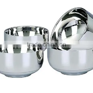 Stainless Steel Double-layers Korea-style Bowl thumbnail-1