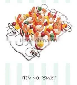 BBQ GRILL KABOB RACK SET thumbnail-1