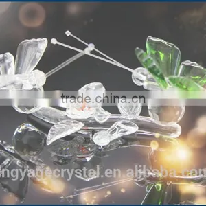 Crystal Islamic Art Transparent Unique Islamic Bird Model Corporate Crystal Gifts thumbnail-1