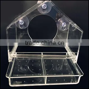 Custom Clear Acrylic Bird Feeder thumbnail-1