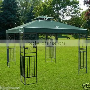 Patio Garden Green Gazebo Replacement Canopy Top UV Blocking Waterproof thumbnail-1
