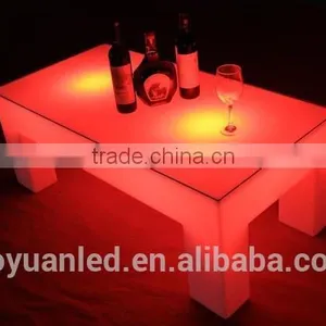 Led Illuminated Plastic Cube Bar Table Funiture thumbnail-4