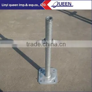 Screw Jack With Plate for All Scaffold Installation on Top of a Frame for Shoring Purposes. thumbnail-1