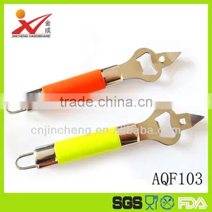 Stainless Steel Plastic Handle Bottle Opener thumbnail-1