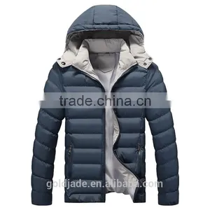Wholesale 2016 Winter Cotton-padded Black Yellow Sports Down Jackets For Winters Men thumbnail-3