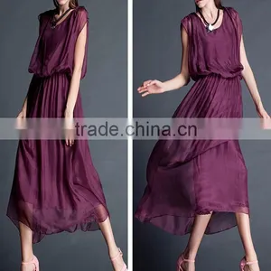 Sexy Wholesale Shenzhen Factory Woman Clothes Export Clothes Maxi Dress thumbnail-3