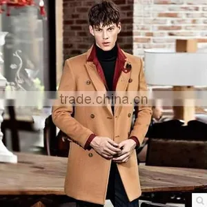 Top Fashion 2015 Luxurious Wool Men Coat Latest Coat Designs thumbnail-5