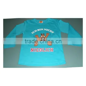 100% Ctn, S/J, Children Boys Printed Round Neck Long Slv T-Shirt thumbnail-1