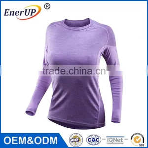 2017 OEM Service Cheap Thermal Merino Wool Breathable Sport Women Long Johns thumbnail-1