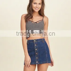 Fashion Sexy Stripe Condole Top Suitable for Women thumbnail-2
