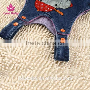 Baby Girls Golf Puggy Cartoon Trousers With Inner Fleece Fit Winter Season For 1-2-3T Babies thumbnail-5