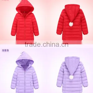 Original Girl WinterJacket/Custom Kids Long Down & Parkas Casual Cotton Padded Coat thumbnail-1