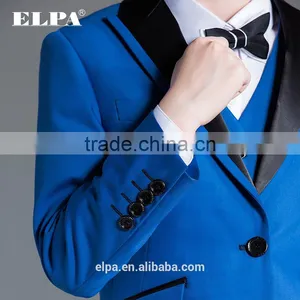ELPA Formal Designer Slimming Wholesale Blue3 Piece Boys Tuxedo Suits thumbnail-6