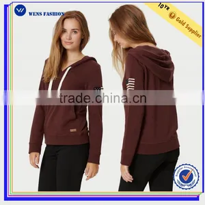 Costume Women Sweatshirt and Custom Sleeveless Hoodie Plain Girls Hoodies thumbnail-2