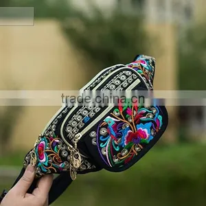 Chinese Style,embroidery Stitches,waist Bag for Sports/trival/Iphone/purse Coin thumbnail-4
