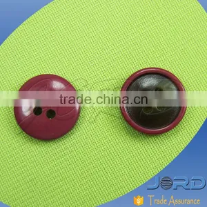 Free Sample Wholesale Newest Fashion 4 Holes Combined Color Polyester Resin Button thumbnail-1