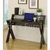 Black 15mm Board Wooden Office Desks , Standing Laptop Table DX-8583 thumbnail-1