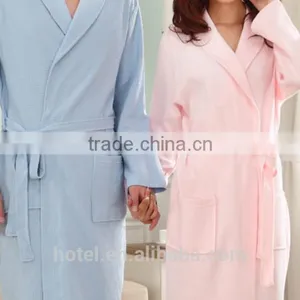 100% Cotton Terry / Waffle Cotton Wholesale Bathrobe thumbnail-2