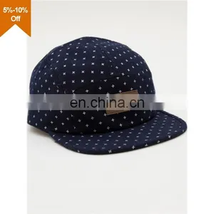Streetwear Flat Brim 5 Panel Hat thumbnail-1