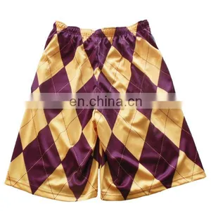 Mens Sublimation Lacrosse Reversible Shorts thumbnail-3
