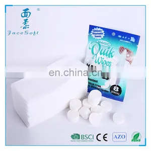 New Product Cheap Compressed Napkins Facial Wet Coin Towel Magic Towel Tablet thumbnail-6