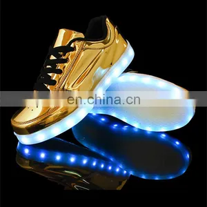 Melbourne Shuffle Ghost Step Dance Pink Micro PU Leather Luminous LED Shoes Sneakers Men Women Footwear thumbnail-4