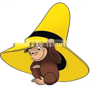 American Fairy Tales Curious George in Yellow Hat Plush Monkey Toy thumbnail-4