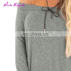 China Factory Autumn Long Sleeves off Shoulder Sexy Ladies Japanese Style Blouse thumbnail-4