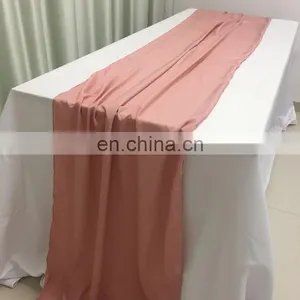 TR041#58 Coral Crepe de Chine Mexican Table Runner Decoration thumbnail-2
