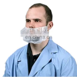 Disposable Nonwoven Beard Cover With Elastic thumbnail-1