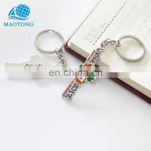 China Factory Custom Make Your Own Logo Decorative Thin Metal Key Chain thumbnail-6
