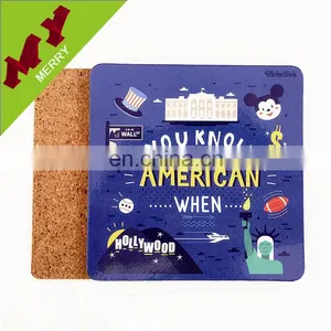 China Factory Outlet Blank Wood Coaster With Cork thumbnail-4
