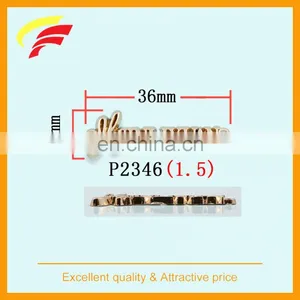 Zinc Alloy Cut Out 3D Logo Label , Metal Sewing Label With Custom Letters thumbnail-3