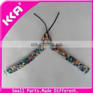 New Design Handmade Leather Color Strap With Metal Y Decoration thumbnail-1