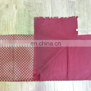 Top Quality 100% Silk Double Face Scarf thumbnail-2