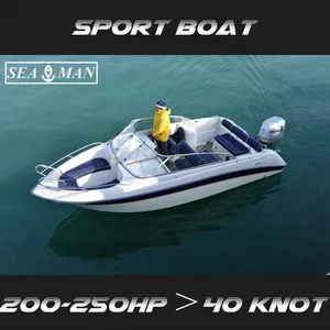 Fiberglass Speed Sport Fast Patrol Boat 40 Knot thumbnail-1