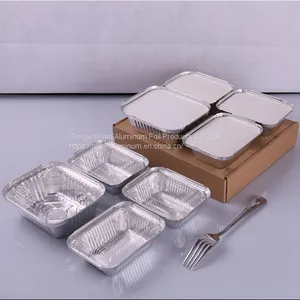 Take Away Aluminum Foil Container / Tin Aluminum Food Container thumbnail-4