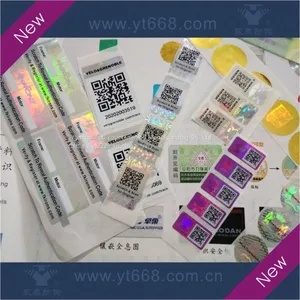 Self-adhesive Hologram Label Sticker With QR Code/barcode thumbnail-2