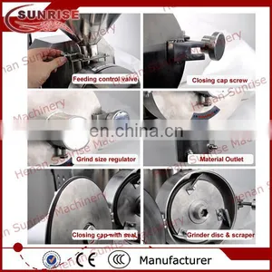 Mini Grain Soybean Peanut Sesame Grinding Mill Wheat Rice Grinding Mill thumbnail-7